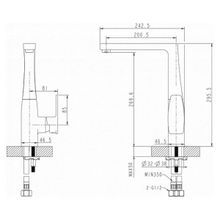 Смеситель для кухни Bravat Riffle F772106C