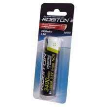 Аккумулятор ROBITON 3.4 Li18650 3400мАч с защитой