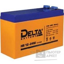 Delta HR 12-24W 6 А ч, 12В свинцово - кислотный аккумулятор