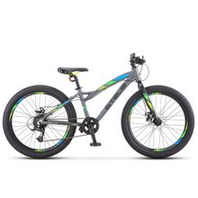 24" STELS Adrenalin MD 2019 (8ск, алюм, жестк, диск.мех, Microshift - Microshift кассета 8ск)(V010, рама 13,5", антрацитовый)