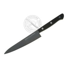 Нож кухонный SH-0021 "SAMURA SHADOW", универсальный с покрытием "BLACK FUSO",135 ММ, AUS-8,G-10