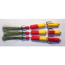 РФ, Приманка "Мандула" Классик Стандарт №17, желтая-красная, тройник , 3шт. Owner