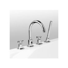 Смеситель на борт ванны Vega Spacio (4 эл.) LUX