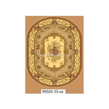 Люберецкий ковер Супер акварель 99101-55 овалный, 2 x 5