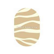 Российский ковер SHAGGY ULTRA s613_beige_oval, 1 x 3