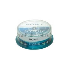 Диск Cake-25 шт (bulk) DVD+R SONY 16x