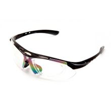 Очки спортивные солнцезащитные с 5 сменными линзами в чехле, черные (Sport Sunglasses, black)