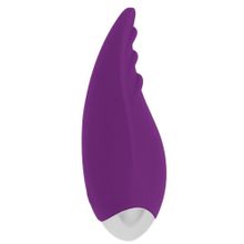 Фиолетовый клиторальный стимулятор Nanci - 10,5 см. Фиолетовый
