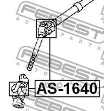 Крестовина Вала Рулевого Управления Toyota Cresta Gx90 Jzx9# Lx90 Sx90 1992.10-1996.09 [Jp] 16*40 Мм Febest арт. AS1640