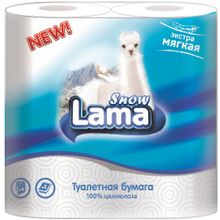 Snow Lama 4 рулона в упаковке 2 слоя белая