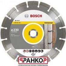 Диск "Bosch" Universal алмазный сегментный сух рез 230мм х2,3ммх22мм   2608602195