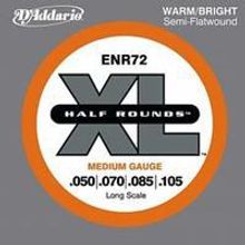 ENR72 Half Rounds Комплект струн для бас-гитары, Medium, 50-105, DAddario