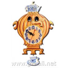 Часы - ходики Бризоль настенные с маятником "Самовар". арт. 3329