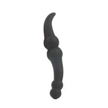 Bior toys Чёрный стимулятор простаты Sex Expert - 20 см. (черный)