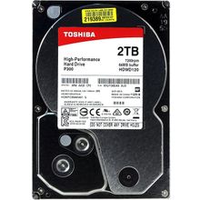 Жёсткий диск   HDD 2 Tb SATA 6Gb s Toshiba P300   HDWD120UZSVA    3.5"  7200rpm  64Mb