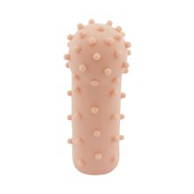 ToyFa Удлиняющая телесная насадка на пенис с шишечками XLover - 18 см. (телесный)