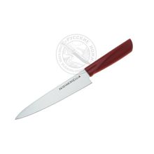 Нож универсальный 3012-RED, HATAMOTO COLOR, 150 мм, сталь 1К6, рукоять пластик