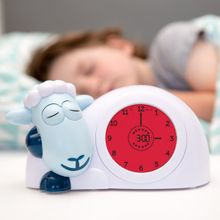 ZAZU Часы-будильник для тренировки сна Ягнёнок Сэм (SAM) ZAZU. Серый. 2+. ZA-SAM-01