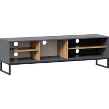 Алмаз. Любимый дом Лофт Тумба ТВ (Дуб Вотан Оникс Серый)