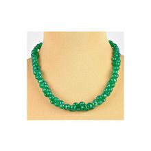 Бусики-Колечки Бусы Хризопраз "Богиня" арт.П2600