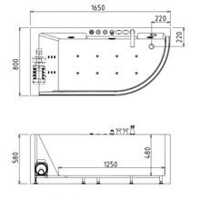 Акриловая ванна Gemy G9227 E L