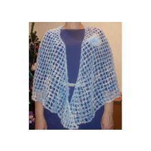 Шаль без кистей (соломоновы петли)