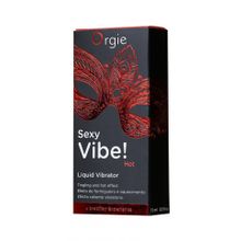 Разогревающий гель для массажа ORGIE Sexy Vibe Hot с эффектом вибрации - 15 мл. (215507)