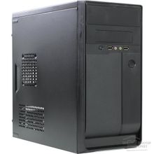 EXEGATE EX261446RUS Корпус Minitower  BA-109 Black, mATX, <AA400, 80mm>, 2 USB, Audio