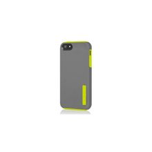 Чехол incipio для iphone 5 dual pro charcoal gray   citron yellow