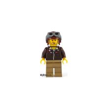Lego Pharaohs Quest PHA001 Jake Raines - Aviator Jacket, Helmet (Джейк Рейнис в Куртке и Шлеме Летчика) 2011