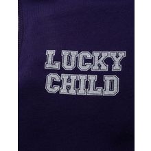 Lucky Child фиолетовый с капюшоном Футер