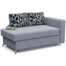 Смарт Диван прямой Вика Серая рогожка Выкатной