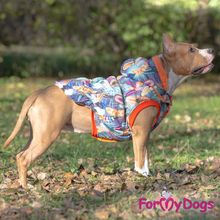 Куртка для собак ForMyDogs фиолет оранж FW491 3-2017