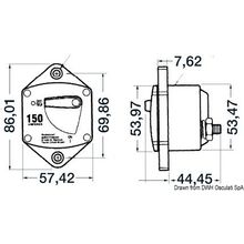 Osculati Built-in thermal switch 100 A, 02.700.20