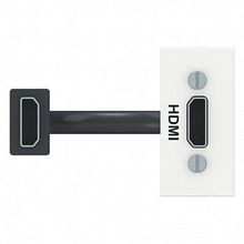 Розетка HDMI UNICA MODULAR, белый |  код. NU343018 |  Schneider Electric