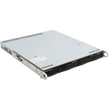 Платформа   SuperMicro 1U 6018R-MT (LGA2011-3, C612, SVGA, SATA RAID, 4xHS SAS SATA,  2xGbLAN,  8DDR4  480W)