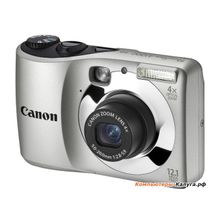 Фотоаппарат Canon PowerShot A1200 Silver &lt;12Mp, 4x zoom, SD, USB&gt;