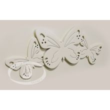 Красная звезда Елизавета С-553 Бабочки слоновая кость