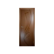 Полотно дверное Лилия 5ДГ3 (Владимирская фабрика) шпон, цвет-орех