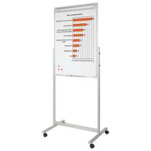 Доска-флипчарт магнитно-маркерная 70х104 см, двухсторонняя, передвижой стенд, 2х3 (Польша), TF14
