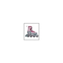 Коньки роликовые (цв. розовый) PW-126B-13-21 р.29-40