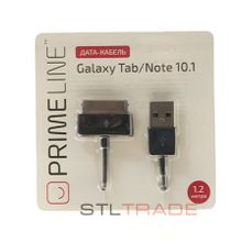 USB-кабель Prime Line для Galaxy Tab, 1,2м черный 7204