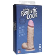 Doc Johnson Ультрареалистичный фаллоимитатор The Realistic Cock ULTRASKYN 8” - 20,57 см.