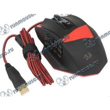 Лазерная мышь Redragon "Foxbat" 70346, 17кн.+скр., черно-красный (USB) (ret) [132710]