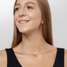 Колье "Сердце и кольцо" (арт. 76013-89)