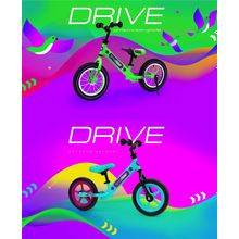 Детский беговел Small Rider Drive 2 EVA (аква-пурпурный)