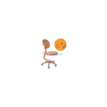 Кресло детское KD-5 Or LB-Orange (серый пластик, металл оранжевый, ткань божьи коро