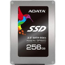 Tвердотельный накопитель A-DATA SSD 256GB SP920 ASP920SS3-256GM-C {SATA3.0, 7mm, 3.5" bracket}
