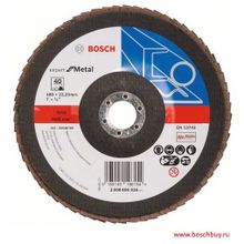 Bosch Лепестковый шлифкруг X551 Expert for Metal 180 мм K40 (2608606936 , 2.608.606.936)