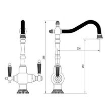 Zorg ZR-351-YF-BR смеситель